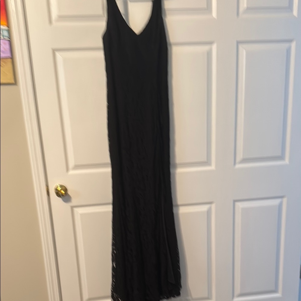 BCBGeneration Black Lace Maxi Dress